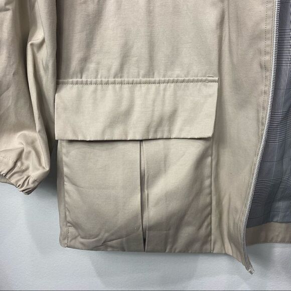 Women's Pendleton Beige Zip Up Hooded jacket - Picture 5 of 6